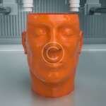 3D vase mockup